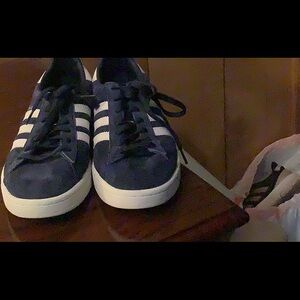 Adidas blue suede size 9.5 men’s sneakers